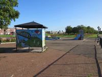 838174 Gezicht op het skatepark Parkwijk aan de westzijde van het Prinses Amaliapark in Leidsche Rijn (gemeente Utrecht).